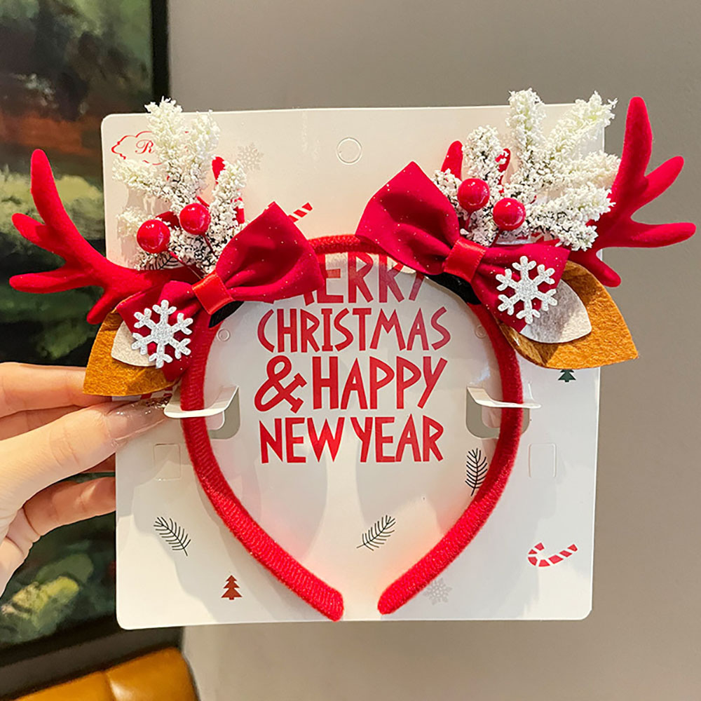 إكسسوارات الشعر اللطيفة صديقة  - مراجعة Reindeer Antlers Headband وسعره