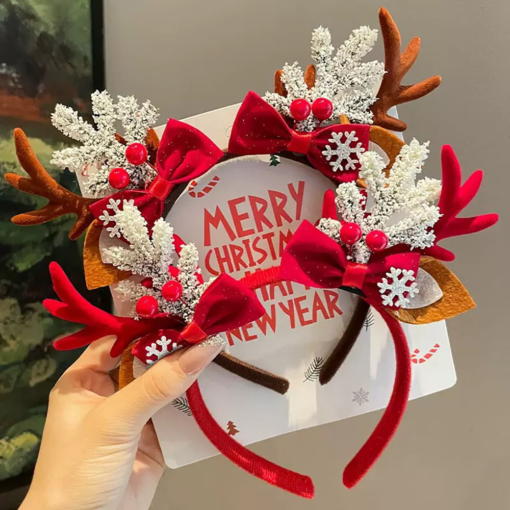 إكسسوارات الشعر اللطيفة صديقة  - مراجعة Reindeer Antlers Headband وسعره