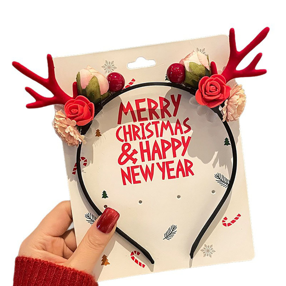 إكسسوارات الشعر اللطيفة صديقة  - مراجعة Reindeer Antlers Headband وسعره