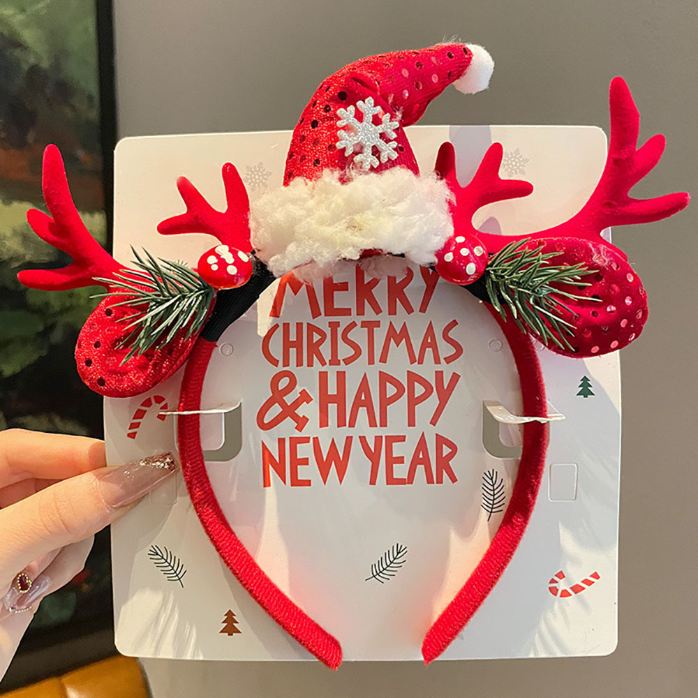 إكسسوارات الشعر اللطيفة صديقة  - مراجعة Reindeer Antlers Headband وسعره