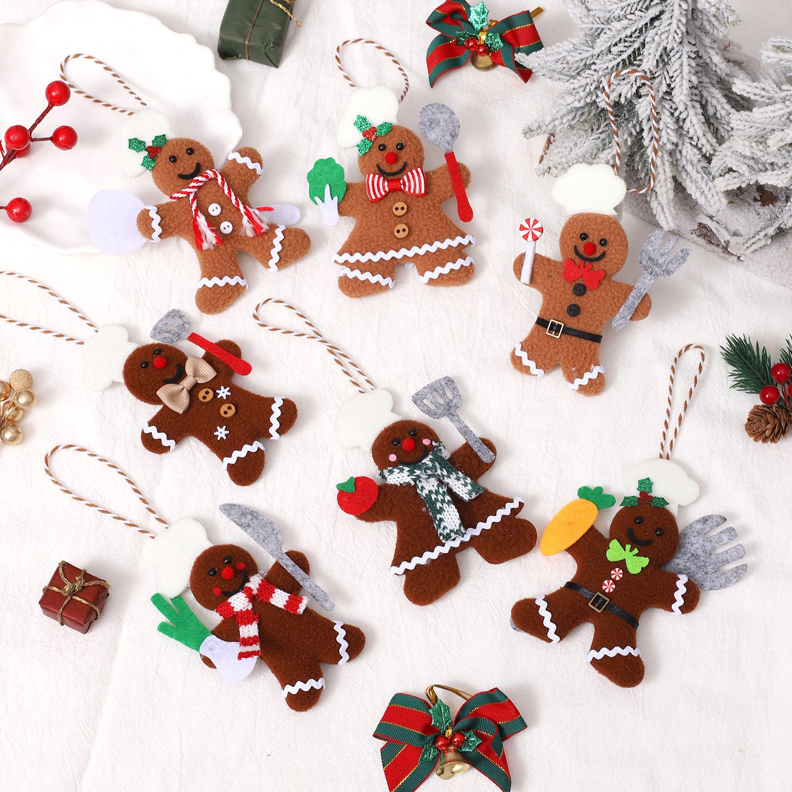 زينة معلقة على شكل رجل الزنجبي - مراجعة Christmas Stocking Hanging وسعره