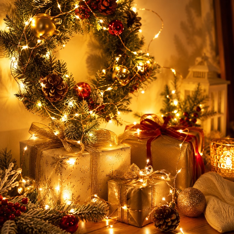 سلسلة أضواء نحاسية رومانسية تع - مراجعة Led Fairy String Lights وسعره