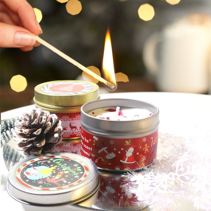 مجموعة هدايا شموع عيد الميلاد  - مراجعة Holiday Candle Set وسعره