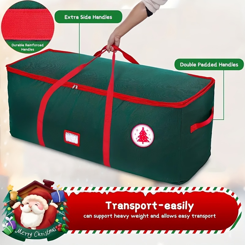 حقيبة تخزين كبيرة الحجم لشجرة  - مراجعة Christmas Tree Artificial وسعره