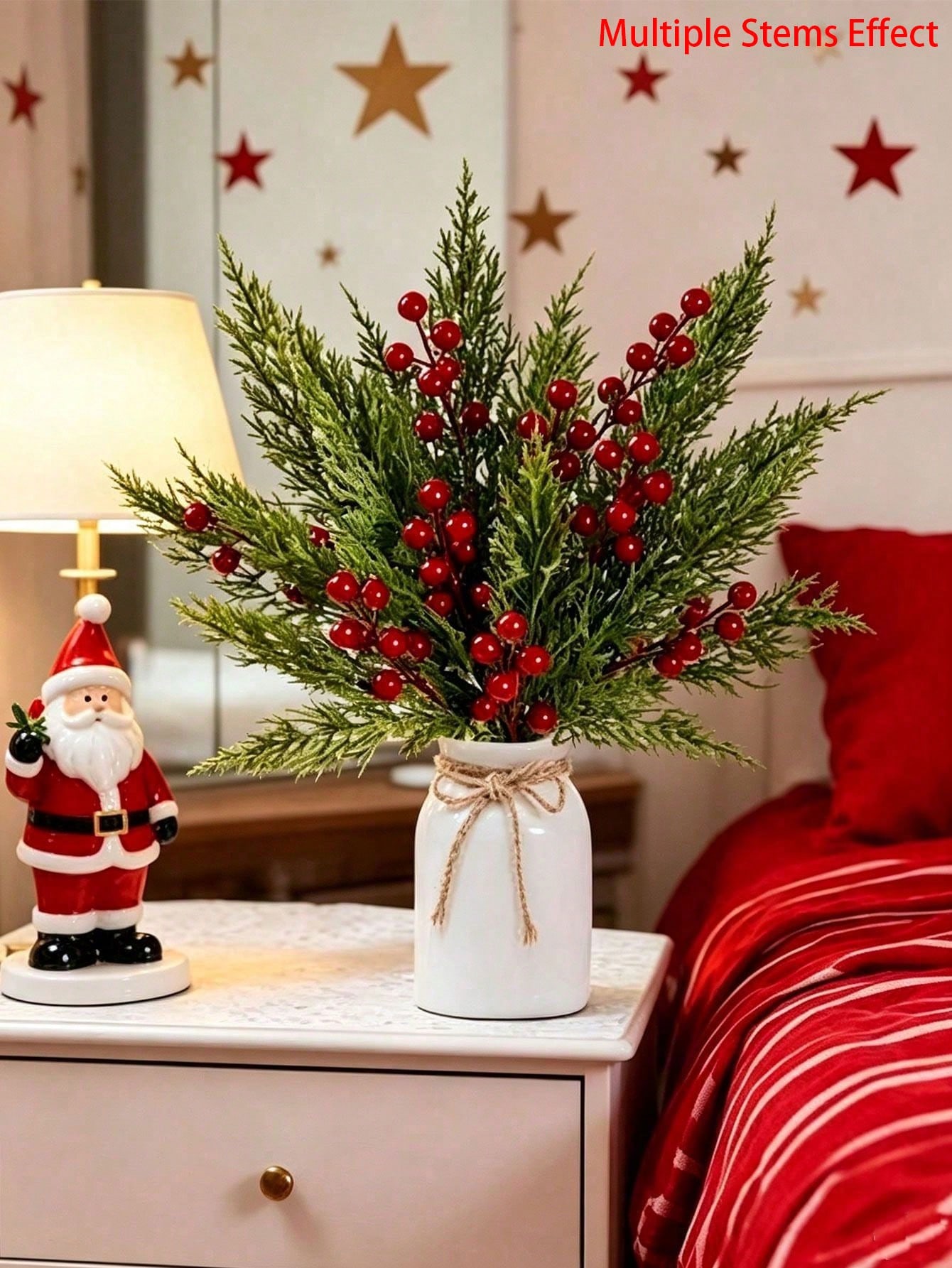 20 قطعة من أغصان الصنوبر الاصط - مراجعة Christmas Tree Artificial وسعره